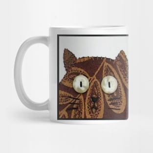 Excerpt from 3 Fat Cats #1-Brown Cat-Digitally Enhanced Mug